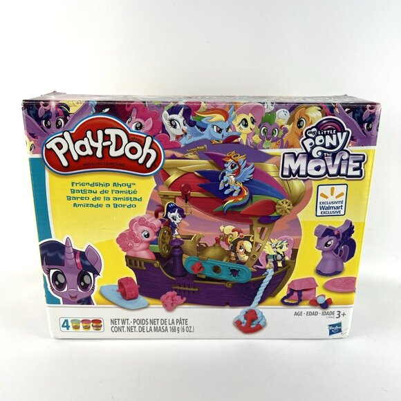 My Little Pony Play-Doh Pirate Friendship Ahoy Set Walmart Exclusive Plus Extras - Picture 12 of 16
